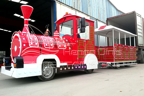 Backyard Electric Holiday Lighted Train in Dinis Factory