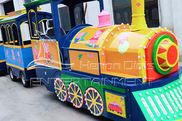 Vintage Peppa Pig Electric Tourist Trains